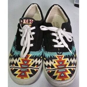 Bucketfeet Skater Shoes‎ Aztec/navajo Slip Ons Womens 8
